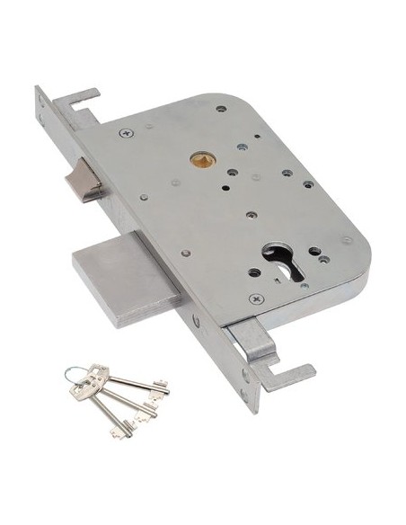 SERRATURA METALLO INFILARE 600/Y SAB B.Q ZINC F.MM 25 F/SAG M3 TRIP+SCR E.MM 60