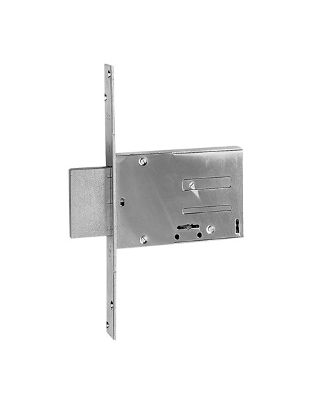SERRATURA METALLO INFILARE 661 ISEO B.Q ZINC F.MM 25 DM M4 H.MM 82 E.MM 70