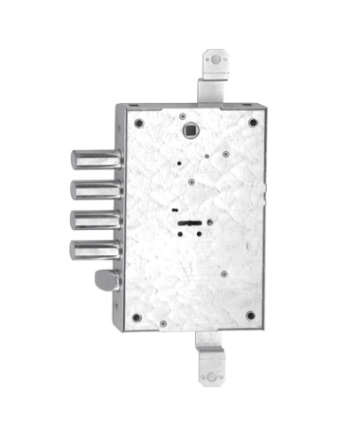 SERRATURA METALLO APPLICARE 608-01 ISEO DM M4 TRIPL+SCR IP.MM 28 E.MM 63 DX/SX (MOTTURA)