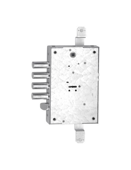 SERRATURA METALLO APPLICARE 608-01 ISEO DM M4 TRIPL+SCR IP.MM 28 E.MM 63 DX/SX (MOTTURA)