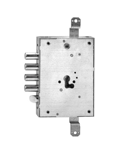 SERRATURA METALLO APPLICARE 668-G01 ISEO F.SAGOM M2 TRIPL+SCR IP.MM 28 E.MM 63 (MOTTURA)