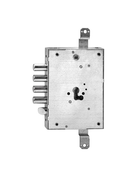 SERRATURA METALLO APPLICARE 668-G01 ISEO F.SAGOM M2 TRIPL+SCR IP.MM 28 E.MM 63 (MOTTURA)