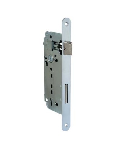 SERRATURA PATENT B.TONDO CROMO OPACO 040T BONAITI I.MM 90 F.MM 22 E.MM 50