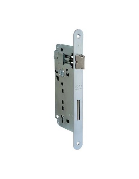 SERRATURA PATENT B.TONDO CROMO OPACO 591 AGB I.MM 90 F.MM 22 E.MM 50