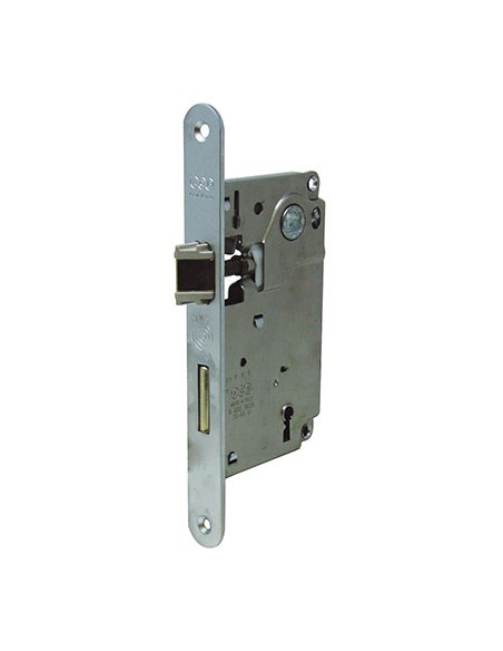 SERRATURA PATENT B.TONDO CROMO OPACO CENTRO AGB I.MM 90 F.MM 22 E.MM 50