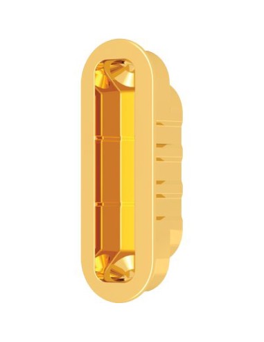 CONTROPIASTRA B.TONDO X PATENT MEDIANA AGB F.MM 22,8 OTTONATO