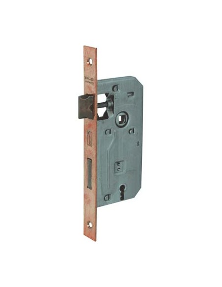 SERRATURA PATENT B.QUADRO BRONZATO 042P BONAITI I.MM 70 F.MM 22 E.MM 40