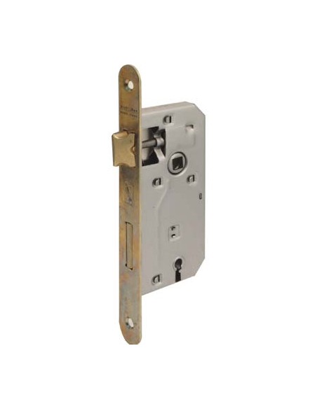 SERRATURA PATENT B.TONDO OTTONATO 042T BONAITI I.MM 70 F.MM 22 E.MM 40