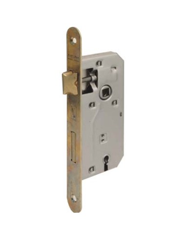 SERRATURA PATENT B.TONDO OTTONATO 042T BONAITI I.MM 70 F.MM 22 E.MM 50