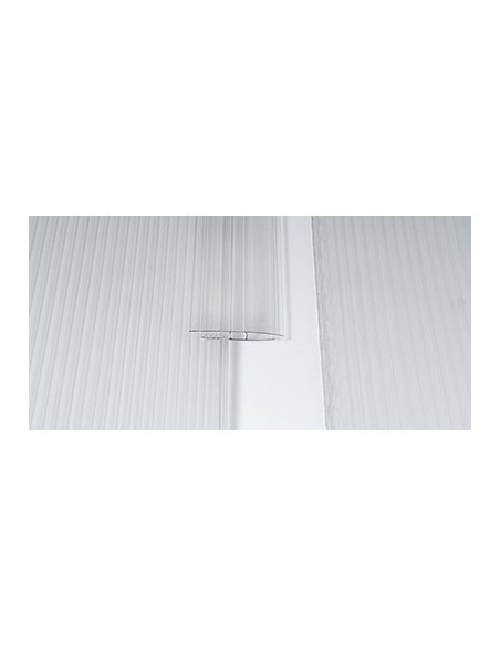 PROFILO GIUNZIONE H LASTRA ALVEOLARE POLICARBONATO TRASPARENTE H.CM 200 S.MM 10