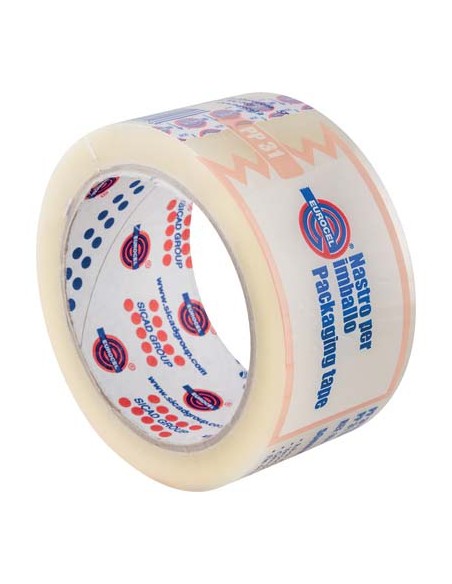 NASTRO IMBALLO TRASPARENTE PP 31 TB EUROCEL PPL MM 50 ML 132