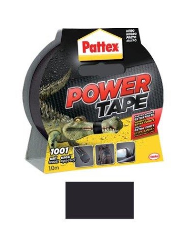 NASTRO ALTA RESISTENZA POWER TAPE PATTEX NERO MM 50 ML 10
