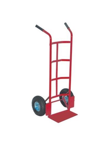 BRAVETTA CARRELLO PORTASACCO LIGHT 20 WORKIT PNEUM MM 255X75 D.METALLO F.MM 20 CM 115X43,5