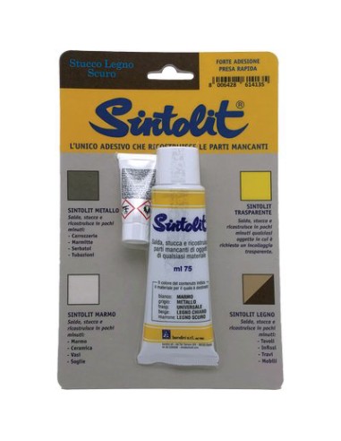 STUCCO LEGNO FAI DA TE SELF SINTOLIT SCURO ML 75