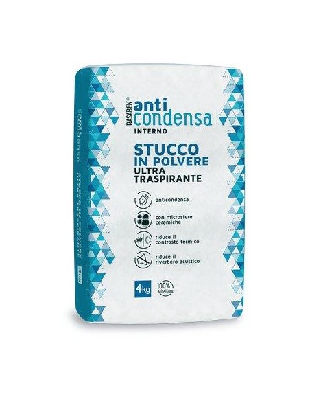 STUCCO POLVERE INTERNO ANTICONDENSA K2 RASABEN KG 4