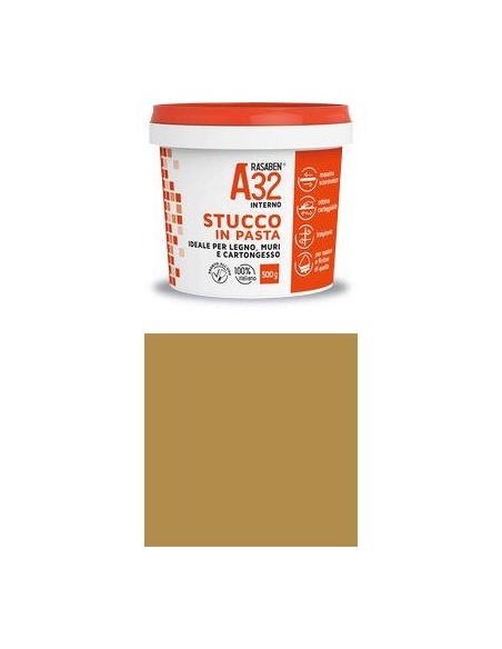STUCCO PASTA LEGNO A32 K2 RASABEN ROVERE KG 0,5