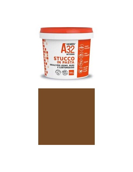 STUCCO PASTA LEGNO A32 K2 RASABEN MOGANO KG 0,5
