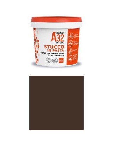 STUCCO PASTA LEGNO A32 K2 RASABEN WENGE' KG 0,5