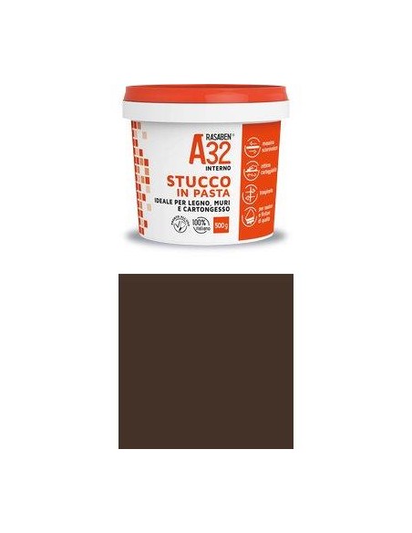 STUCCO PASTA LEGNO A32 K2 RASABEN WENGE' KG 0,5