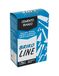 CEMENTO BIANCO BRIKO LINE KG 1