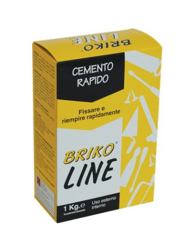 CEMENTO GRIGIO PRESA RAPIDA BRIKO LINE KG 1