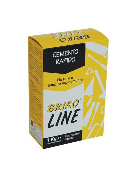CEMENTO GRIGIO PRESA RAPIDA BRIKO LINE KG 1