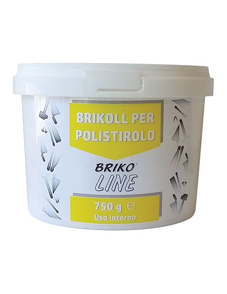 COLLANTE POLISTIROLO PASTA BRIKO LINE KG 0,750
