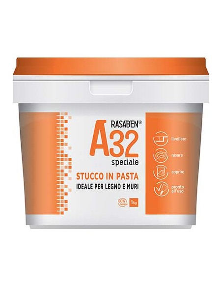 STUCCO PASTA LEGNO MURO A32 K2 RASABEN KG  1