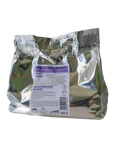 INTONACO PRONTO BIANCO BRIKO LINE KG 5