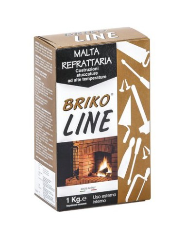 MALTA REFRATTARIA BRIKO LINE KG 1