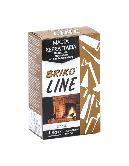MALTA REFRATTARIA BRIKO LINE KG 1