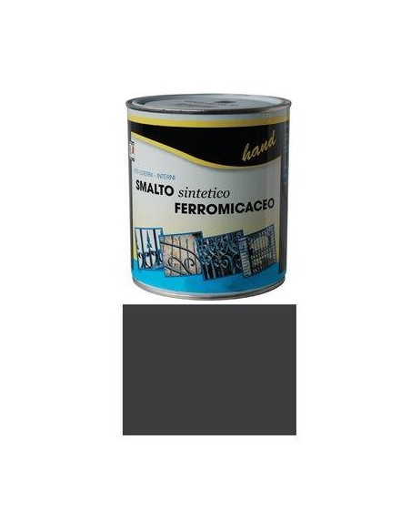 SMALTO FERROMICACEO A SOLVENTE HAND GRIGIO SCURO ML 750