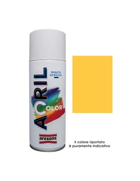 SMALTO SPRAY ACRIL COLOR AREXONS GIALLO TRAFFICO RAL 1023 ML 400