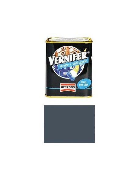 SMALTO ANTIRUGGINE VERNIFER AREXONS 4876 GRIGIO SCURO BRILLANTE ML 750