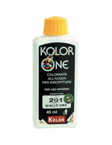 COLORANTE ACQUA KOLORONE 201 GIALLO ORO ML 45