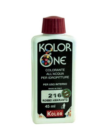 COLORANTE ACQUA KOLORONE 216 ROSSO AMARANTO ML 45