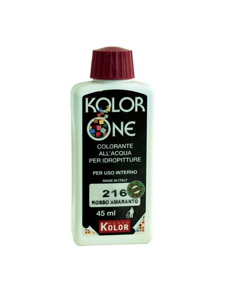 COLORANTE ACQUA KOLORONE 216 ROSSO AMARANTO ML 45