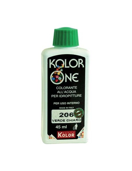 COLORANTE ACQUA KOLORONE 206 VERDE CHIARO ML 45