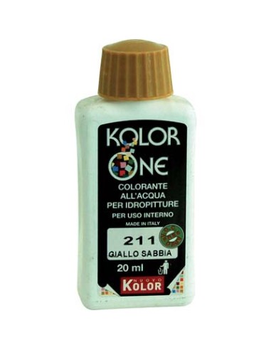 COLORANTE ACQUA KOLORONE 211 GIALLO SABBIA ML 20