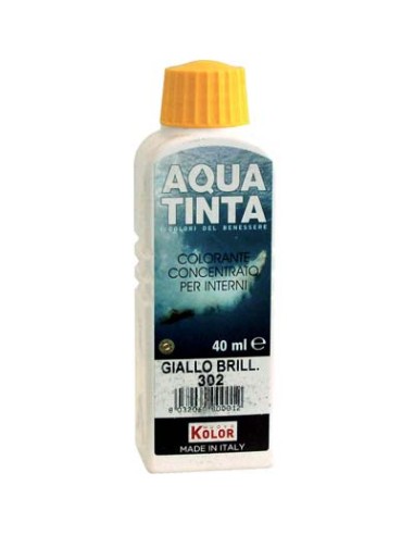 COLORANTE ACQUA AQUATINTA 302 GIALLO BRILLANTE ML 40