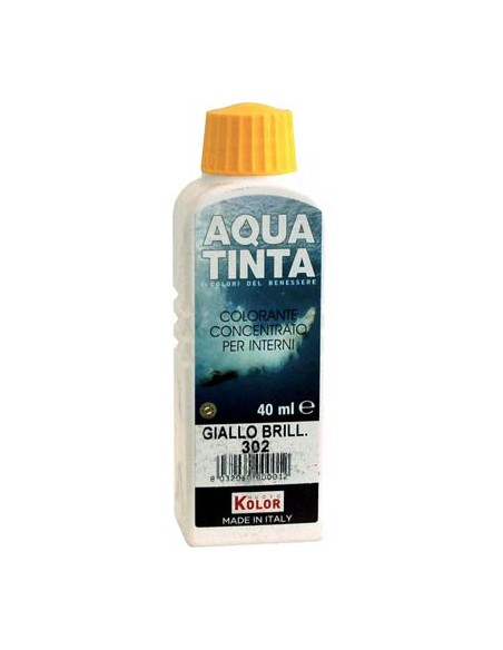 COLORANTE ACQUA AQUATINTA 302 GIALLO BRILLANTE ML 40
