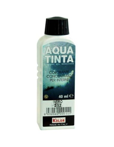 COLORANTE ACQUA AQUATINTA 312 NERO ML 40
