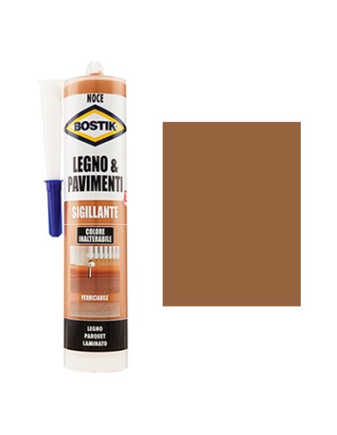 SILICONE ACRILICO LEGNO PAVIMENTI BOSTIK NOCE ML 300