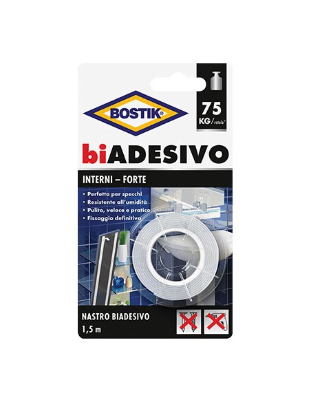 NASTRO BIADESIVO INTERNI BOSTIK MM 19 ML 1,5