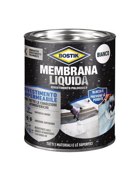 BOSTIK MEMBRANA LIQUIDA BIANCO KG 1