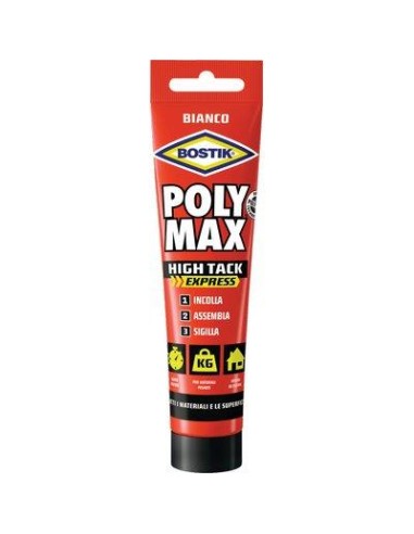 BOSTIK POLYMAX HIGH TACK EXPRESS BIANCO GR 165
