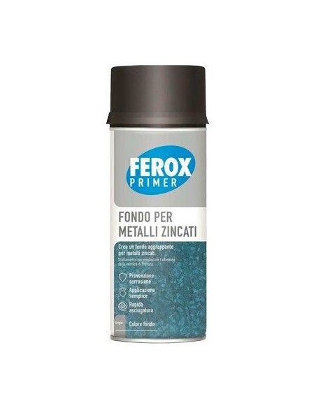 FONDO AGGRAPPANTE SPRAY FEROX AREXONS LAMIERA ZINCATA ML 400
