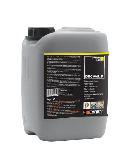 ACIDO DISINCROSTANTE IMPIANTI TERMICI DECAL FAREN LT 5