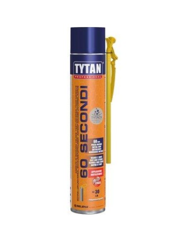 SCHIUMA POLIURETANICA UNIVERSALE 60 SECONDI TYTAN MANUALE ML 750