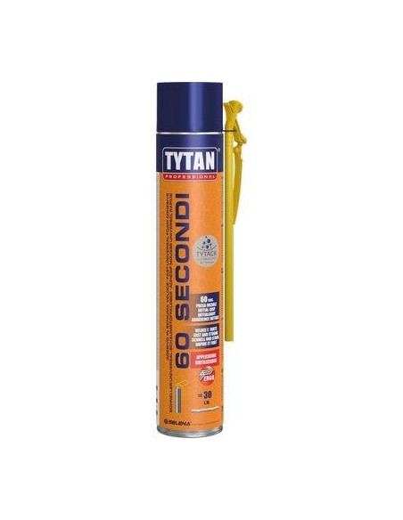 SCHIUMA POLIURETANICA UNIVERSALE 60 SECONDI TYTAN MANUALE ML 750